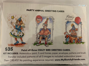 Carla Flegel - Card Kit - Party Animal Greeting Cards
