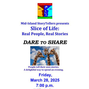 Slice of Life: Dare to Share - Friday March 28, 2025 -  - Box Office - McMillan Arts Centre & MAC Box Office