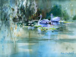 MAC School - Art Gems Watercolours: Streams & Ponds, Reflections & Foliage - Oct 26. 2024 - 10 AM - McMillan Arts Centre - McMillan Arts Centre Gallery, Gift Shop and Box Office - Vancouver Island Art Gallery