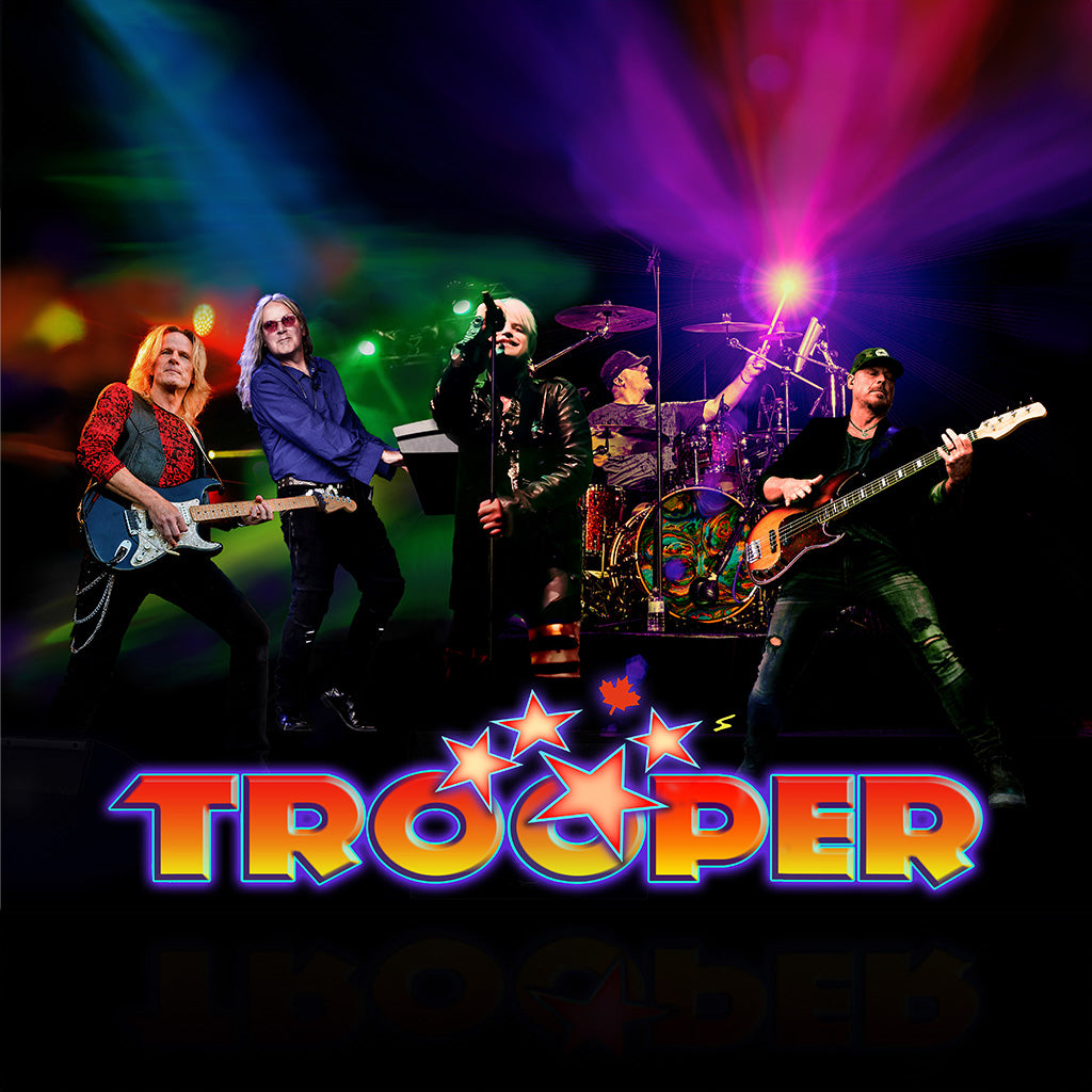 Trooper - Parksville Outdoor Theatre - Saturday, July 13th, 2024 - Parksville Outdoor Theatre for the Performing Arts - McMillan Arts Centre Gallery, Gift Shop and Box Office - Vancouver Island Art Gallery