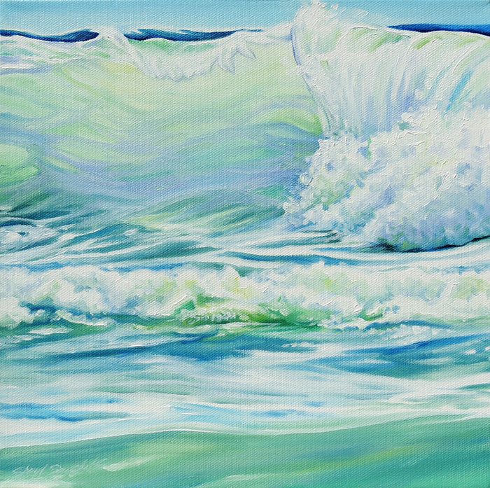 Waves Study, by Sheryl Sawchuk by Sheryl Sawchuk - McMillan Arts Centre - Vancouver Island Art Gallery
