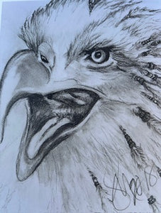 MAC School - Art Bites - Eagle in Charcoal - Dec 8. 2024 - 10 AM - McMillan Arts Centre - McMillan Arts Centre Gallery, Gift Shop and Box Office - Vancouver Island Art Gallery