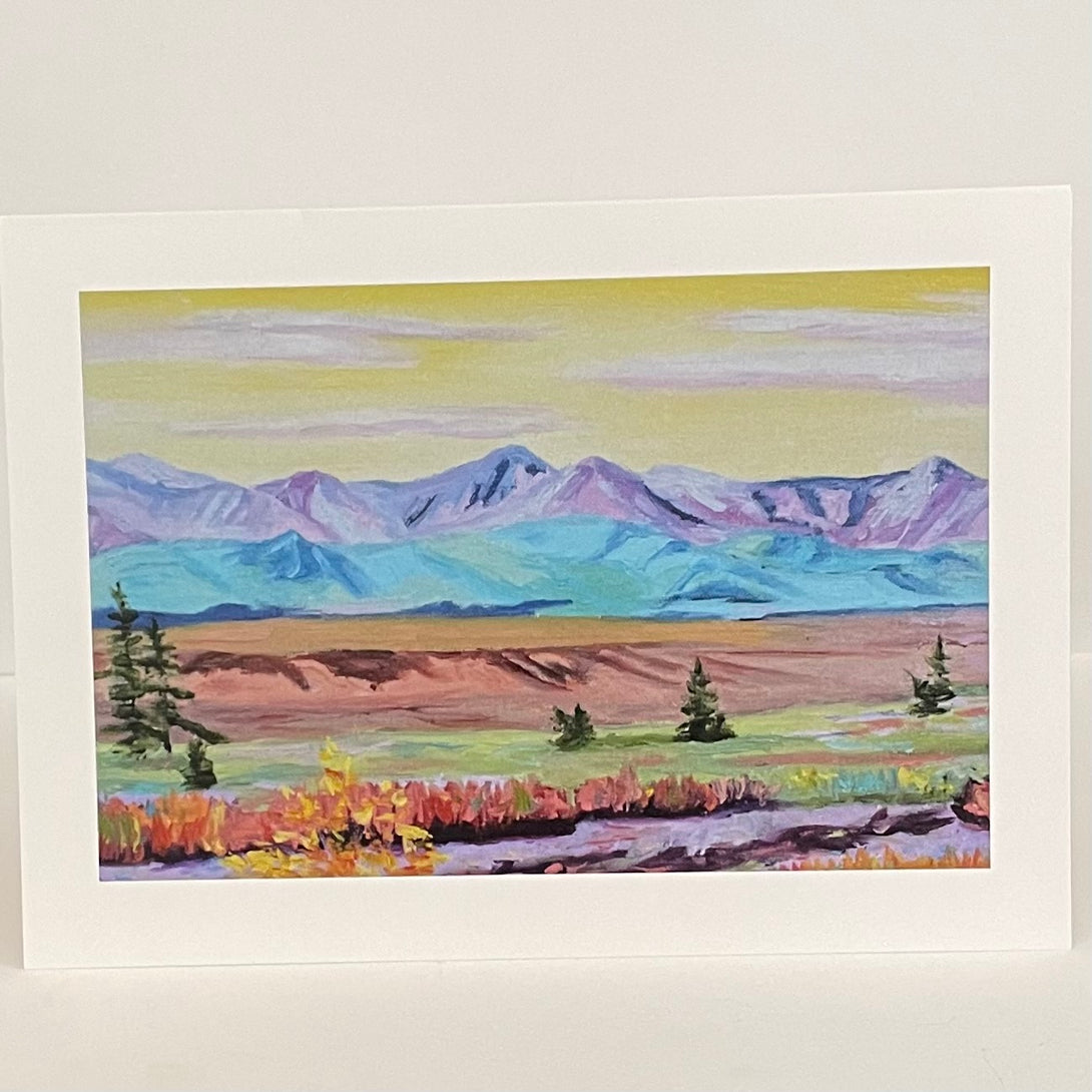 Mary-Ann Quist - Card - The Foothills - Mary-Ann Quist - McMillan Arts Centre Gallery, Gift Shop and Box Office - Vancouver Island Art Gallery