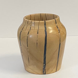 Gordon Grenon - Wood - Bowl made of Resin & Japanese Plum  2" x 3 1/2" - Gordon Grenon - Wood - McMillan Arts Centre & MAC Box Office