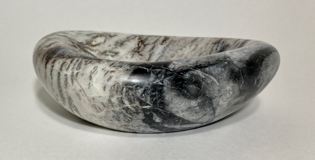 Ian Howie - Carving - Bowl - Rainforest Marble, Kennedy Lake - McMillan Arts Centre - McMillan Arts Centre Gallery, Gift Shop and Box Office - Vancouver Island Art Gallery