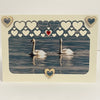 Jane Davidson - Card - Photo of swans with hearts