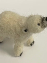 Load image into Gallery viewer, Kate Beauregard - Felted Polar Bear - Kate Beauregard - McMillan Arts Centre Gallery, Gift Shop and Box Office - Vancouver Island Art Gallery
