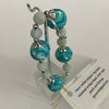Lynn Orriss - Bracelet - Turquoise swirls - Stretchy