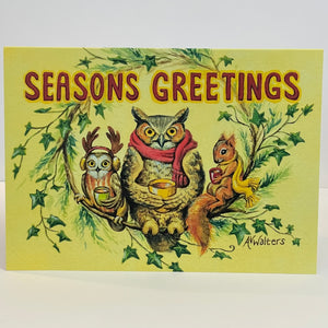 Andrea Walters - Christmas Card - "Seasons Greetings" - Andrea Walters - Card - McMillan Arts Centre & MAC Box Office