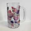 Lori Schiersmann - Glass - Beer Mug - Pink/Purple/Silver