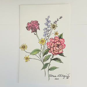 Donna D'Aquino - Card - "Spring Time" oversized 6" x 9"