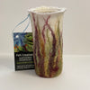 Darrell Giraldeau - Fibre Art - Felted vase with frosted glass insert