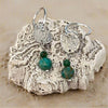 Laurie A. McDonald - Earrings - Sterling Silver with genuine turquoise