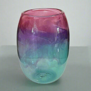Toni Johnson - Glass - Vase - 6" high x 4" wide
