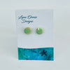 Lynn Orriss  - Earrings -  Green - stud