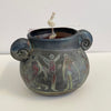 Crystal Burgess - Raku candle - small size