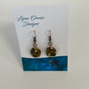 Lynn Orriss -Earrings - Small flat oval animal print
