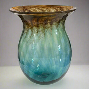 Toni Johnson - Glass - Vase - 6" high x 5" wide
