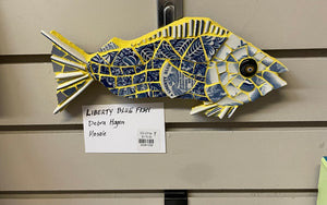 Debra Hagen - Mosaic - "Liberty Blue Fish" - Debra Hagen - Mosaic - McMillan Arts Centre & MAC Box Office