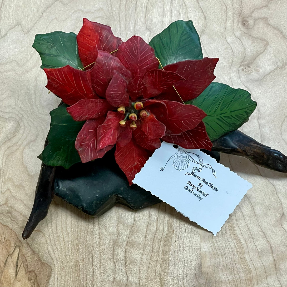 Penny Marshall - Mixed Media - Poinsettia 9