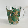 Lori Schiersmann - Glass - Tea Mug - Green/Lime/Gold