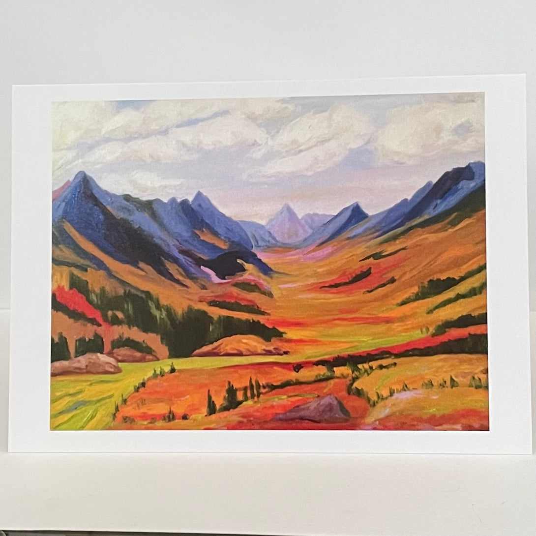 Mary-Ann Quist - Card - The Yukon - Mary-Ann Quist - McMillan Arts Centre Gallery, Gift Shop and Box Office - Vancouver Island Art Gallery