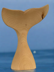 Load image into Gallery viewer, Chris Nash - Wood - Dorsal Fin carved from Bass wood - Chris Nash - McMillan Arts Centre Gallery, Gift Shop and Box Office - Vancouver Island Art Gallery
