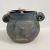 Crystal Burgess - Raku candle - large size