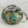 Lori Schiersmann - Glass - Teapot - Green/Lime/Gold