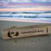 Drift Roots - Driftwood Sign - "Nanoose Bay " with etched tees