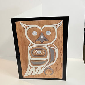 Mike Bellis - Card - "Snowy Owl" - Mike Bellis -  - McMillan Arts Centre & MAC Box Office