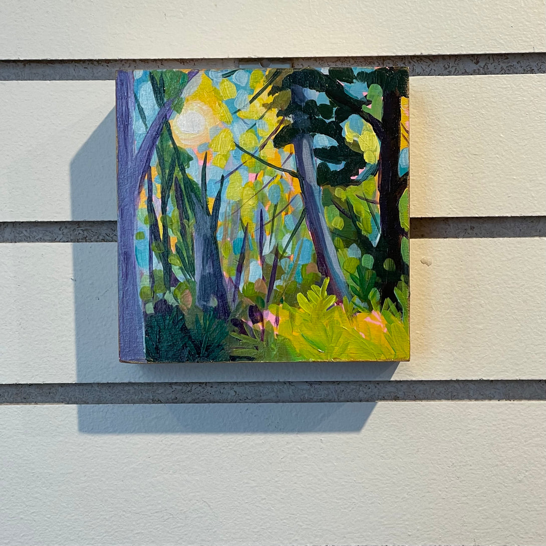 Alyssa Penner - Acrylic Painting - Shine Through - Alyssa Penner - McMillan Arts Centre Gallery, Gift Shop and Box Office - Vancouver Island Art Gallery