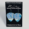 Robert Cerins - Earrings - Blue