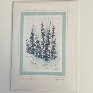 Lynn Orriss - Christmas Card - "Winter Sunrise"