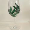 Lori Schiersmann - Wine Glass - Green & Silver
