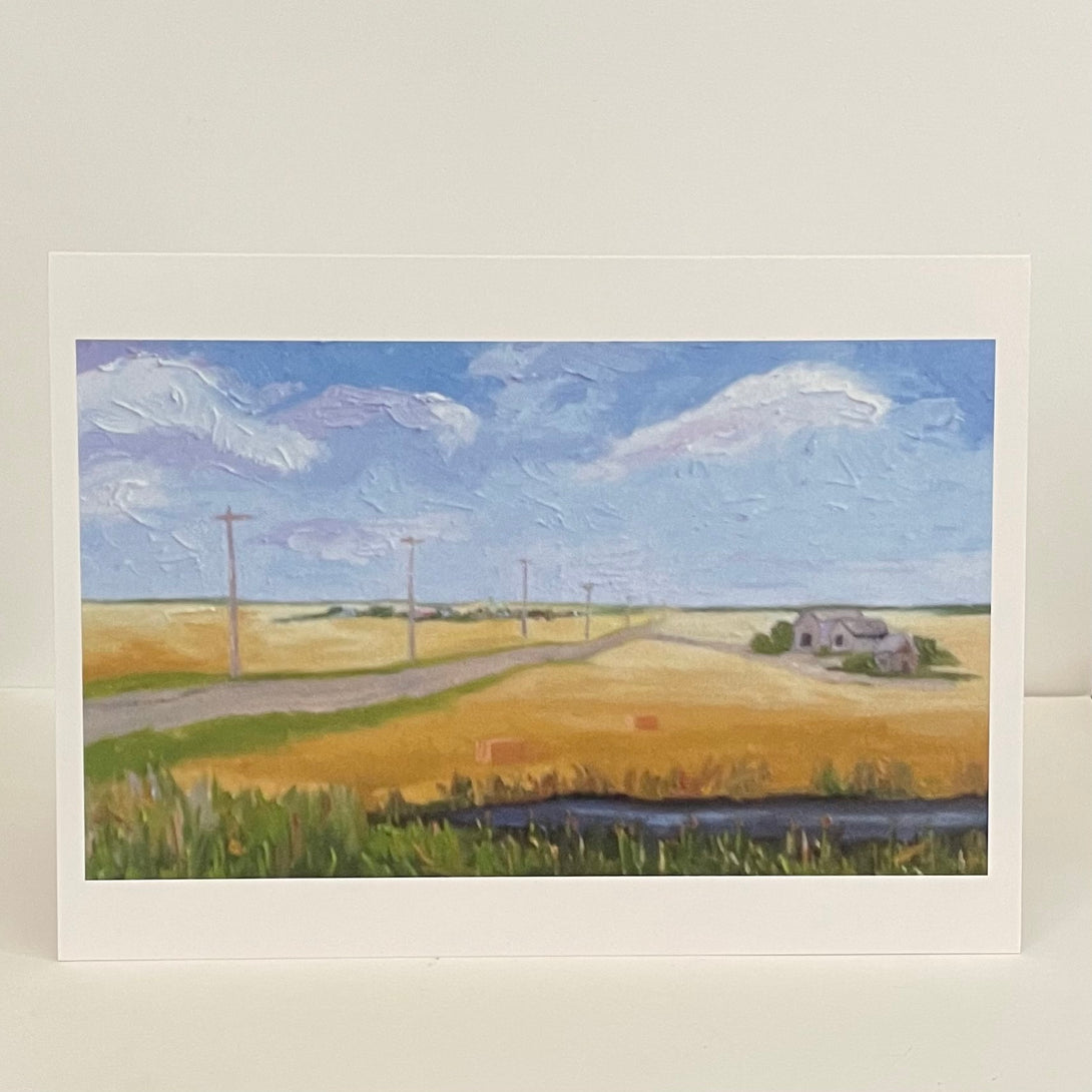 Mary-Ann Quist - Card - Prairie Landscape - Mary-Ann Quist - McMillan Arts Centre Gallery, Gift Shop and Box Office - Vancouver Island Art Gallery