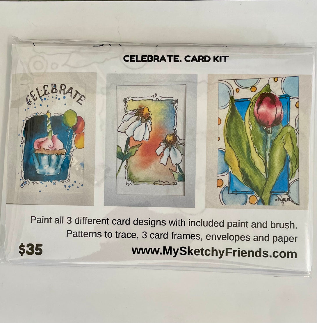 Carla Flegel - Card Kit - Celebrate - Carla Flegel - Card - McMillan Arts Centre & MAC Box Office