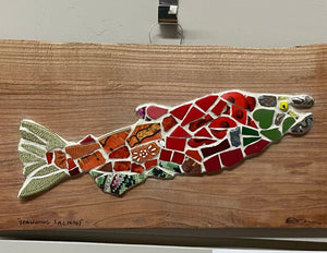 Deidre L. Michael - Mosaic - Spawning Salmon