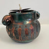 Crystal Burgess - Raku candle - large size
