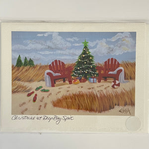 Elissa Anthony - Christmas Card - "Christmas at Deep Bay Spit" - Elissa Anthony - Card - McMillan Arts Centre & MAC Box Office