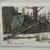 Donna D'Aquino - Card - Heron - set of 4 blank cards