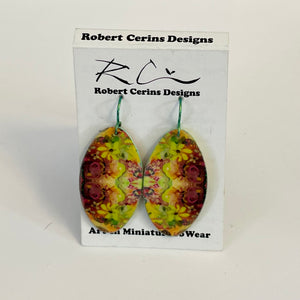 Robert Cerins - Earrings - Abstract - Oval - Robert Cerins - McMillan Arts Centre Gallery, Gift Shop and Box Office - Vancouver Island Art Gallery