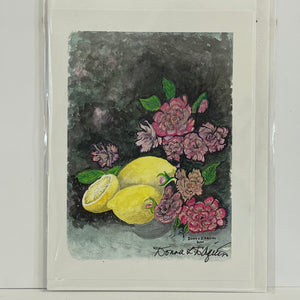 Donna D'Aquino - Card - "Lemon Floral"