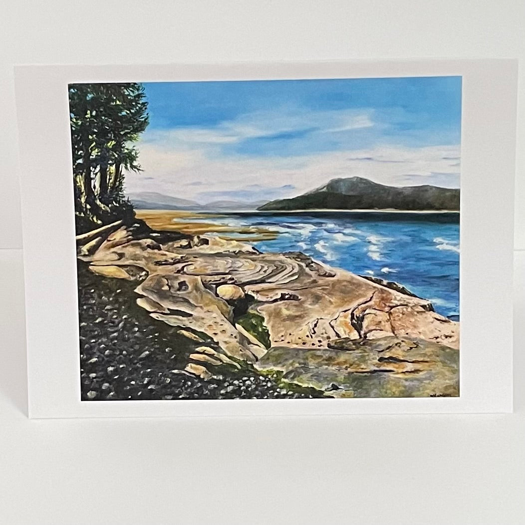 Margery Blom - Card - Shore Lantzville - Margery Blom - McMillan Arts Centre Gallery, Gift Shop and Box Office - Vancouver Island Art Gallery