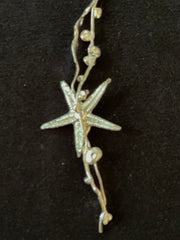 Load image into Gallery viewer, Karen Schmidt Humiski  - Pendant - Sterling Silver - Seastar &amp; Seaweed, 30&quot; chain - Karen Schmidt Humiski - Jewellery - McMillan Arts Centre &amp; MAC Box Office

