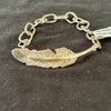 Karen Schmidt Humiski - Bracelet - Sterling Silver - Feather link