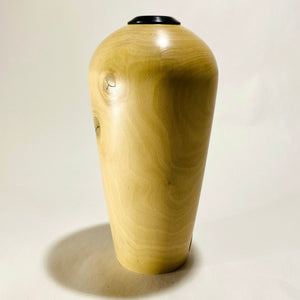 Lance G. Murphy - Vase holly wood & ebony by Lance G Murphy - McMillan Arts Centre - Vancouver Island Art Gallery
