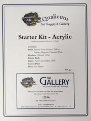 Load image into Gallery viewer, Qualicum Art Supply &amp; Gallery - Starter Kit - Acrylic - Qualicum Art Supply &amp; Gallery - McMillan Arts Centre Gallery, Gift Shop and Box Office - Vancouver Island Art Gallery
