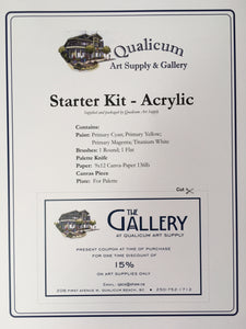 Qualicum Art Supply & Gallery - Starter Kit - Acrylic by Qualicum Art Supply & Gallery - McMillan Arts Centre - Vancouver Island Art Gallery