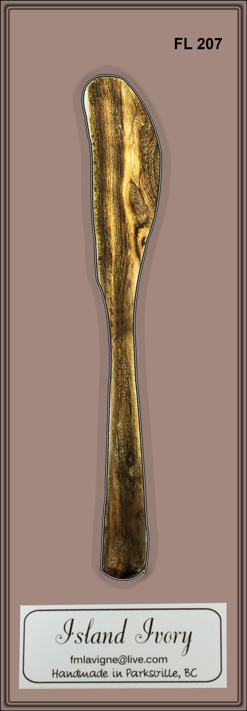 Island Ivory - Scotch Broom Spreader by Island Ivory - McMillan Arts Centre - Vancouver Island Art Gallery